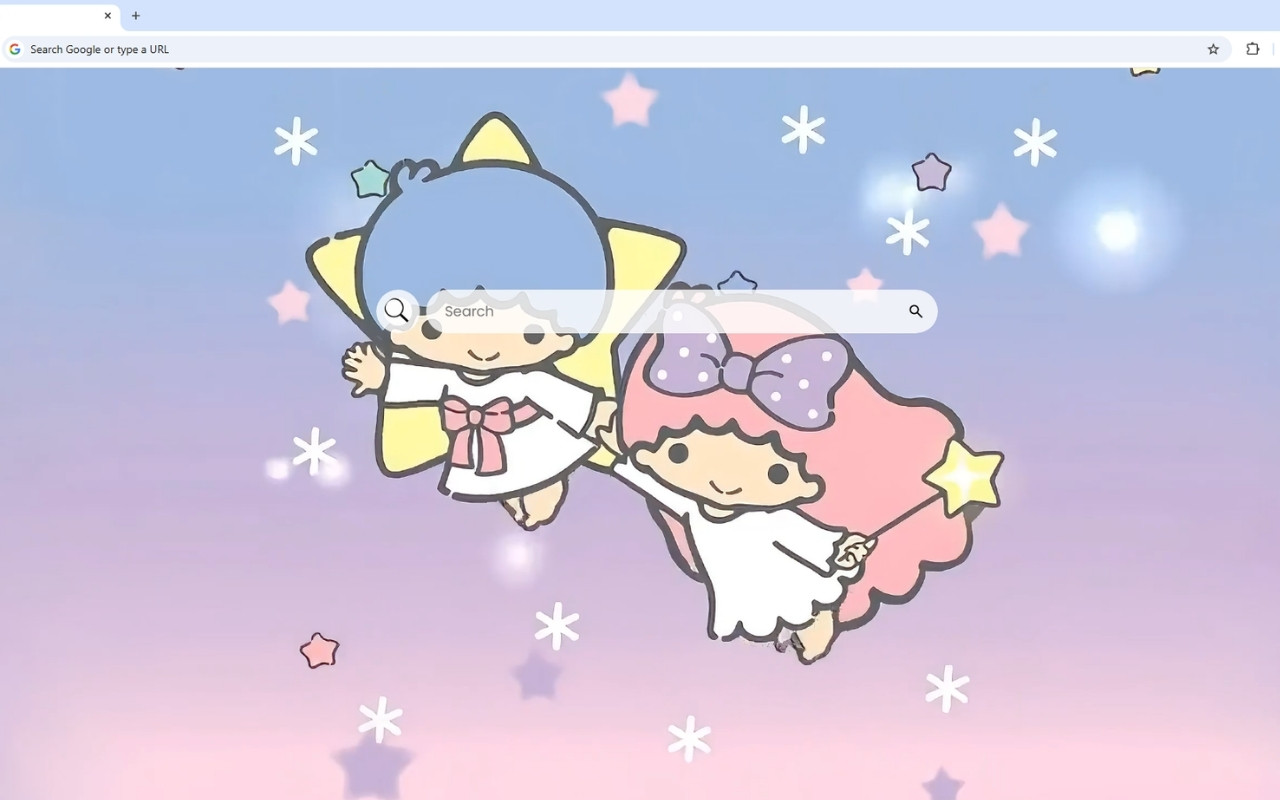 Flying Little Twin Stars Live Wallpaper